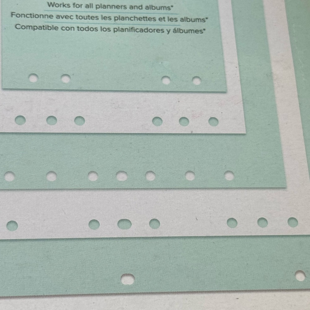 Planner hole punch We R Memory Keepers Punch Board “punch holes for any planner” - Picture 2 of 12